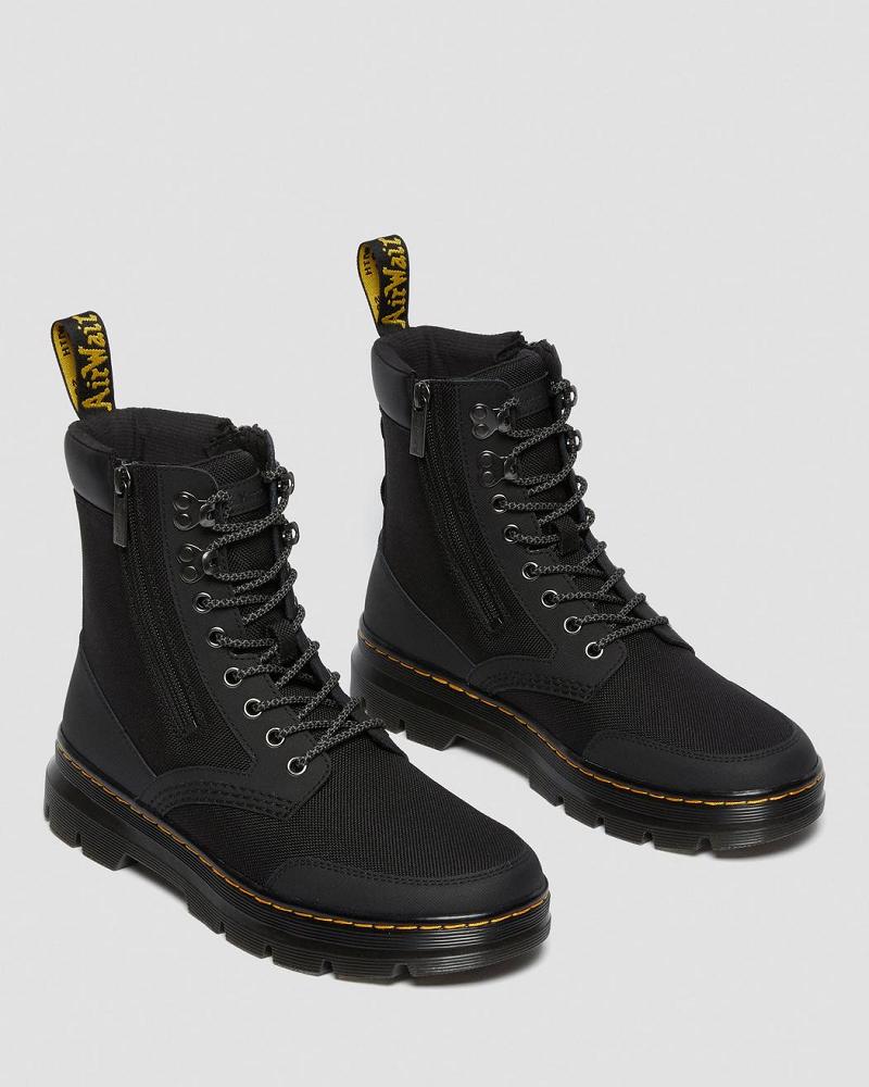 Dr Martens Combs Zip Enkellaars Dames Zwart | NL 706OKI